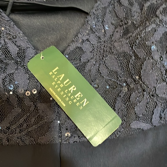 Ralph Lauren Navy Evening Dress - Picture 8 of 11